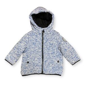 DKNY Puffer Jacket Heather Blue Baby Boy’s size 18M